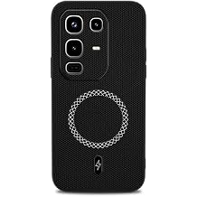 Cover Compatible with Infinix Note 50 / Note 50 Pro Car Mount Magnetic Shockproof Drop-Proof Lens Protection 2 in 1 Protective Case Black