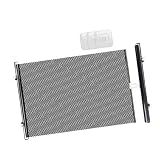 Crafted with ABS and a retractable panel, the adjustable dog barrier offer flexible protections without damaging wall or door frame
