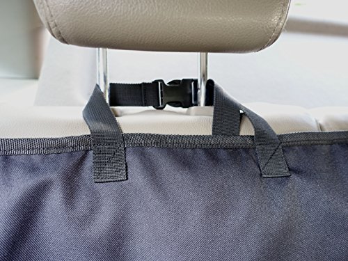 NAC&ZAC New Version X-Large Hammock Pet Seat Cover for Trucks and Pickups with Seat Anchors, Nonslip, Extra Side Flaps, Waterproof & Machine Washable