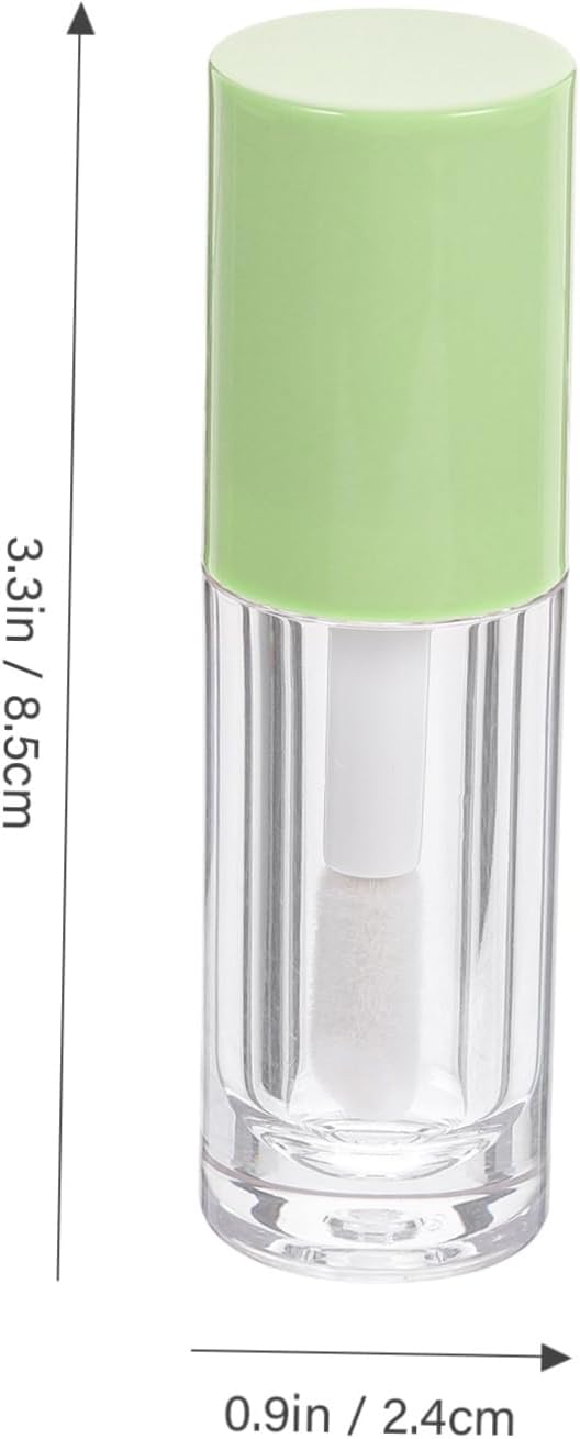 14Pcs Clear Plastic Lip Gloss Tubes with Wand Refillable Empty Lip Balm Containers Leak-Resistant Portable Lip Care Bottles for DIY Lip Oil and Lip Glaze Storage