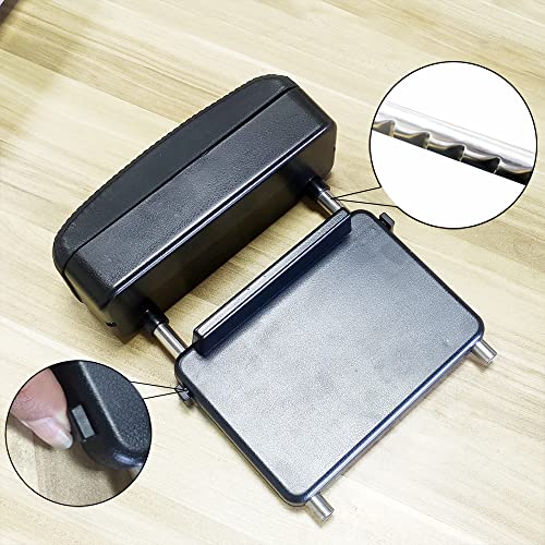Adjustable Height Car Console Armrest Box Comfort Extender Support Elbow Pad & Forearm Wrist Rest Support For Universal Auto Storage Organizer Box #TOP1