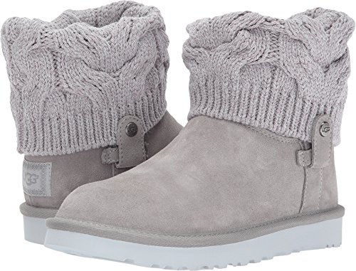 UGG Women's Saela Ballet Flat, Seal, 8 M US