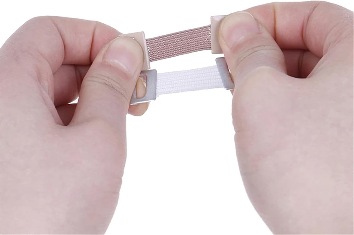 Bandage Clips 100pcs Replacement Elastic Bandage Wrap Stretch Metal Clips Fixation Clamps Hooks First Aid Kit for Sport for Various Types Bandages(White)