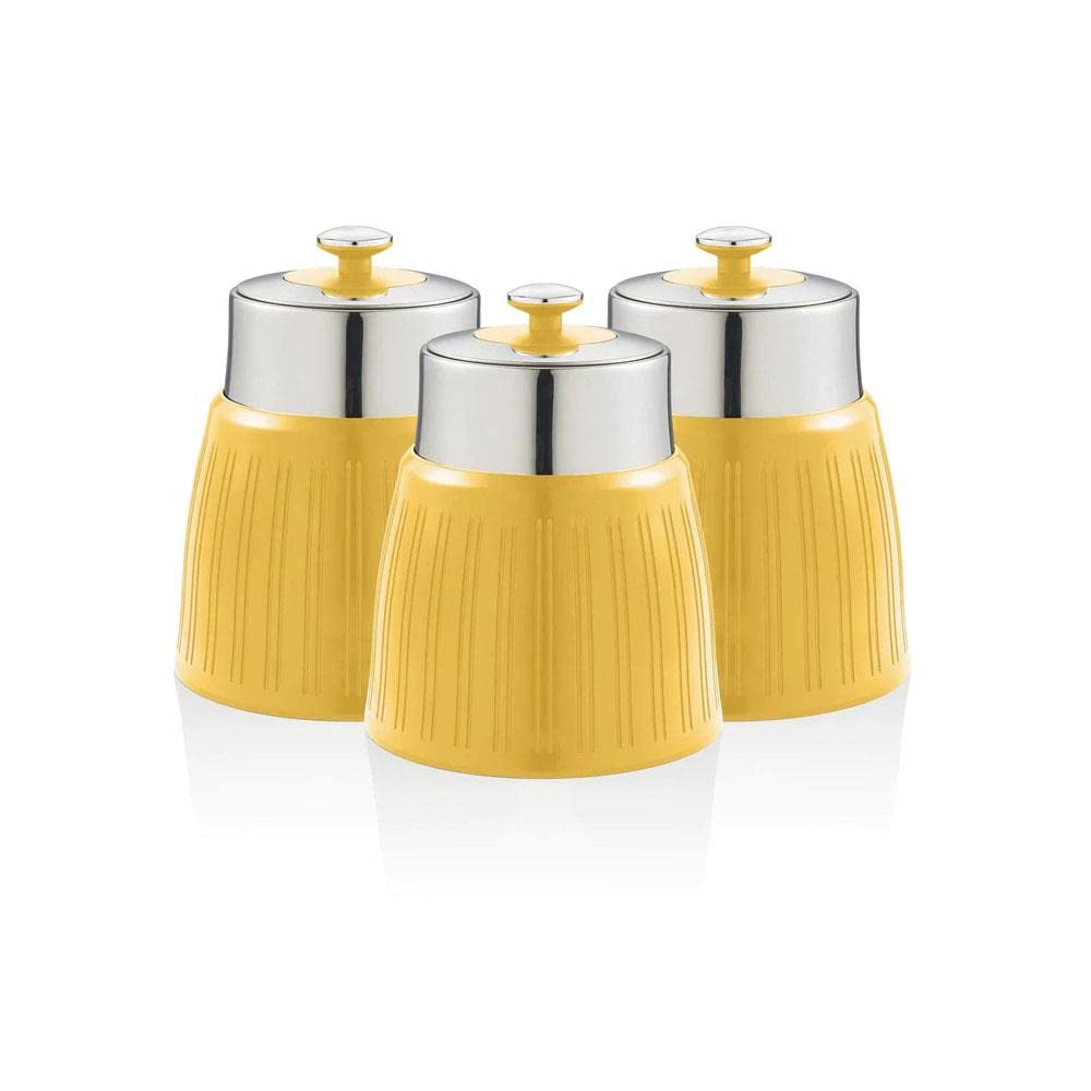 Swan Retro Set of 3 Canisters