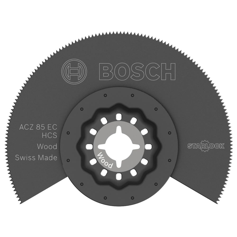 Bosch Professional 1x Brzeszczot segmentowy BIM-TiN ACZ 85 EIB Multi Material (do cięcia różnych materiałów, Ø 85 mm, akcesoria narzędzie wielofunkcyjne)