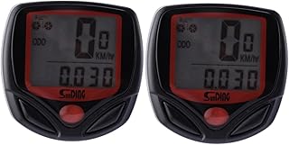 INOOMP 2pcs Wired Vehicle Cyclocomputer Minibike Mini Computers Mountain Bike Speedometer Bike Computer Odometer Accessories Speedometer Wired Bike Odometer Wired Bike Speedometer USB