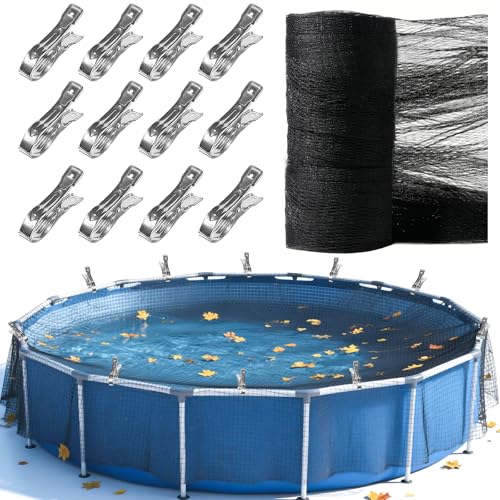 Malla para Piscina 20 ft x 20 ft Negra Resistente