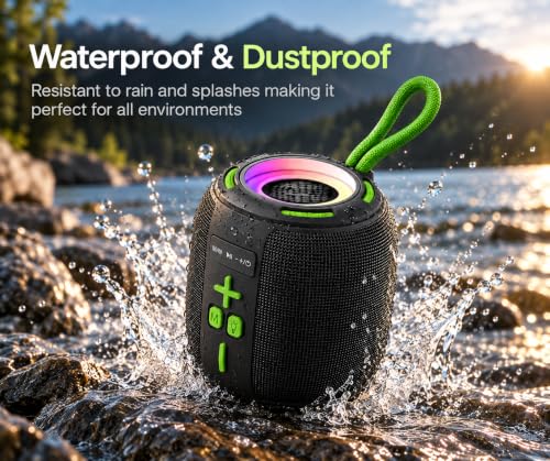 Image of PEFUPEW 15W Wireless Bluetooth Speaker with Karaoke Mic