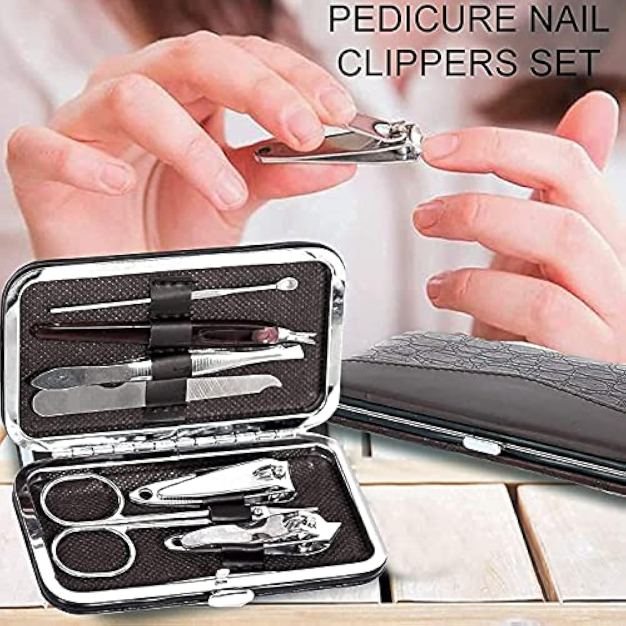 7 in 1 Manicure Kit for Women and Men Grooming