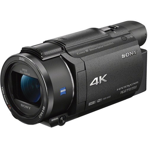 Sony 4K HD Video Recording FDRAX53 Handycam Camcorder + 64GB