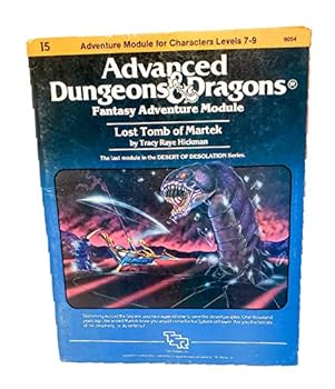 Paperback Advanced Dungeons and Dragons Module Tomb of Martek Book