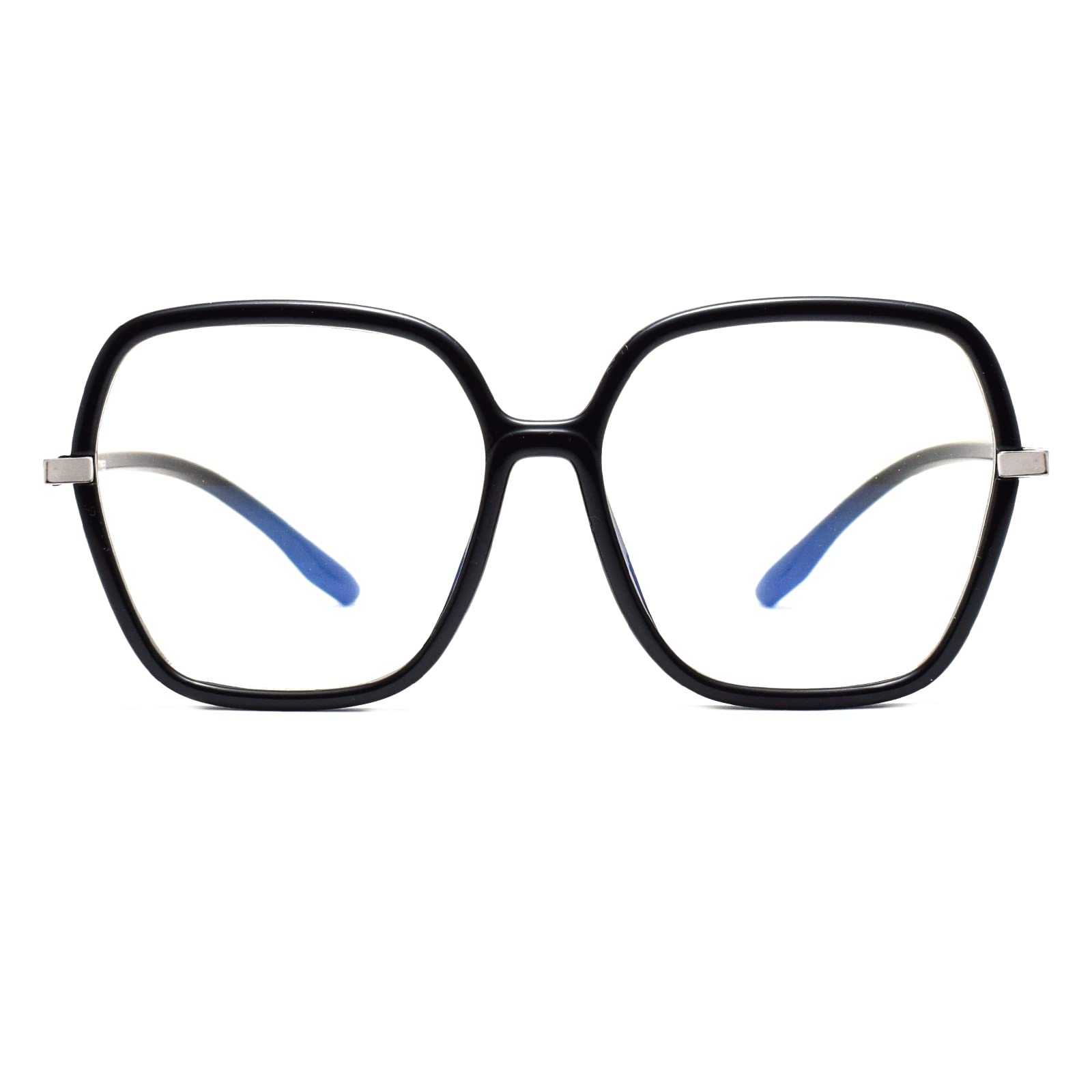 Peter Jones Oversized Square Blue Light Blocking Computer Glasses for Women/Girls (20509)-image-48