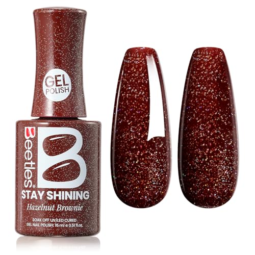 Gelab Cosmetics LLC Beetles Nude Pink Gel Nail Polish - Blush Cappuccino Clear Pink, 7.5ML Natural Jelly Gel Polish Sheer Translucent Colors Nail Concealer Soak Off UV French Nail Art Manicure