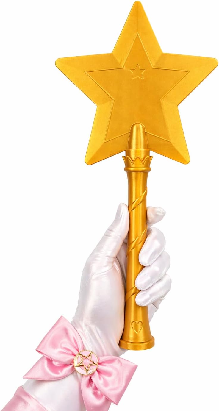 MunnyGrubbers - Credit Card Wand Holder Tap to Pay - Credit Card Holder - Magic Fairy Pay Wand - Starlight Magic Wand Tap-to-Pay Card Holder - Sturdy Plastic - Spiral Handle Design - (Gold)