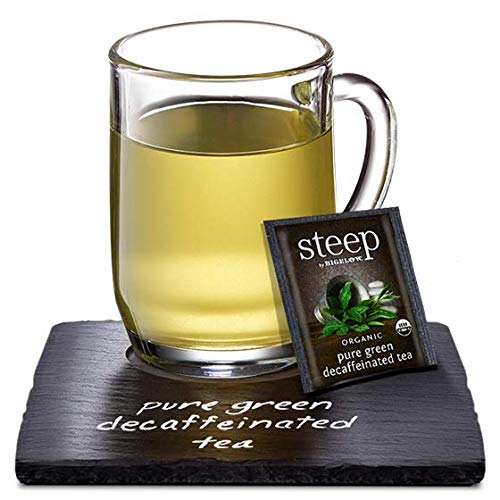 Steep By Bigelow Decaffeinated Organic Pure Green Tea, 20 Count, (Pack Of 6), 120 Total Tea Bags #TOP5