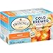 Twinings Peach Cold Brew Iced Tea Bags, 20 Count (Pack of 6), Unsweetened Flavoured Black Tea, Caffeinated, 120 Teabags
