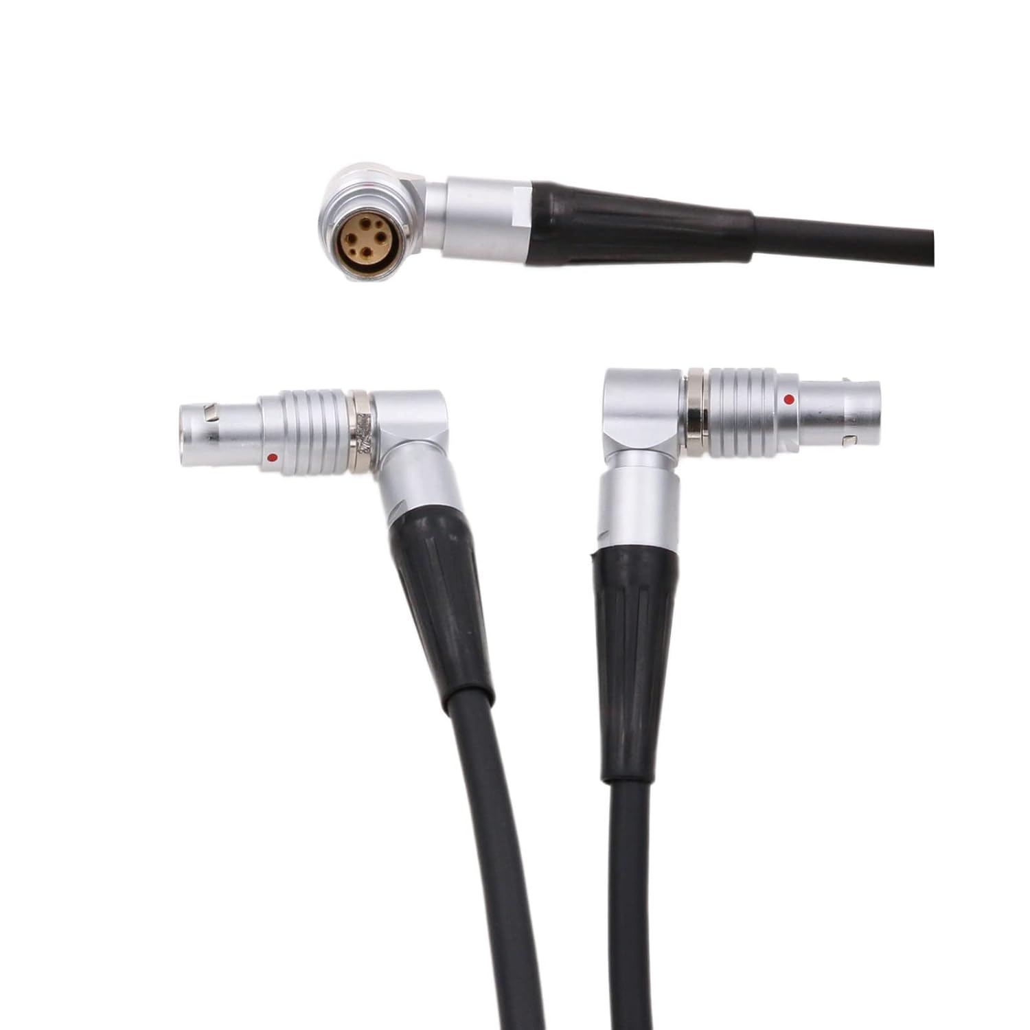 V Mount D-tap Power Cable for DJI Monitor Video Transmitter Ronin 4D Camera Rotate Adjustable Right Angle 6 Pin Female 50cm