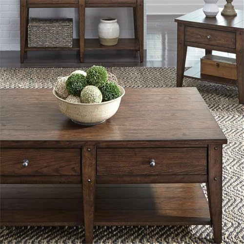 Liberty Furniture Lake House Dark Brown 3 Piece Set (1-Cocktail
