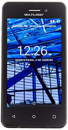 Smartphone Multilaser Ms40S Branco 4 Câmera 3 MP + 5 MP 3G Quad Core 8GB Android 6.0 - NB252