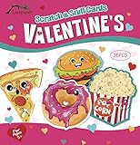 36PCS Valentines Day Cards for Kids - iLovepaper 9 Patterns & Scents, Scratch and Sniff Exchange Cards for School Supplies Children Party Favors, Envelopes and Stickers Included