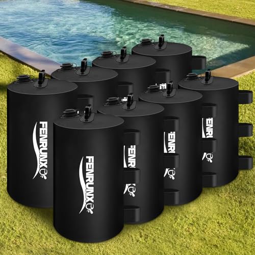 Canopy Water Weight Bag,176 LBS Gazebo Tent Water Weights Set of 8 Leg Weights for Carport, Pop Up Canopy,Tent,Gazebo,Black