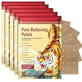 Schmerzlinderung Patch, 50Pcs/10Pack Chinesische Ferninfrarot Pflaste - Schnelle und Lang anhaltende Schmerzlinderung für Muskeln und Gelenke