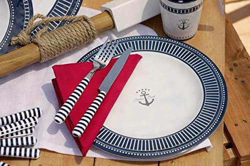 Marine Business Essteller, flach groß, 28cm, rund - Sailor Soul, einzeln