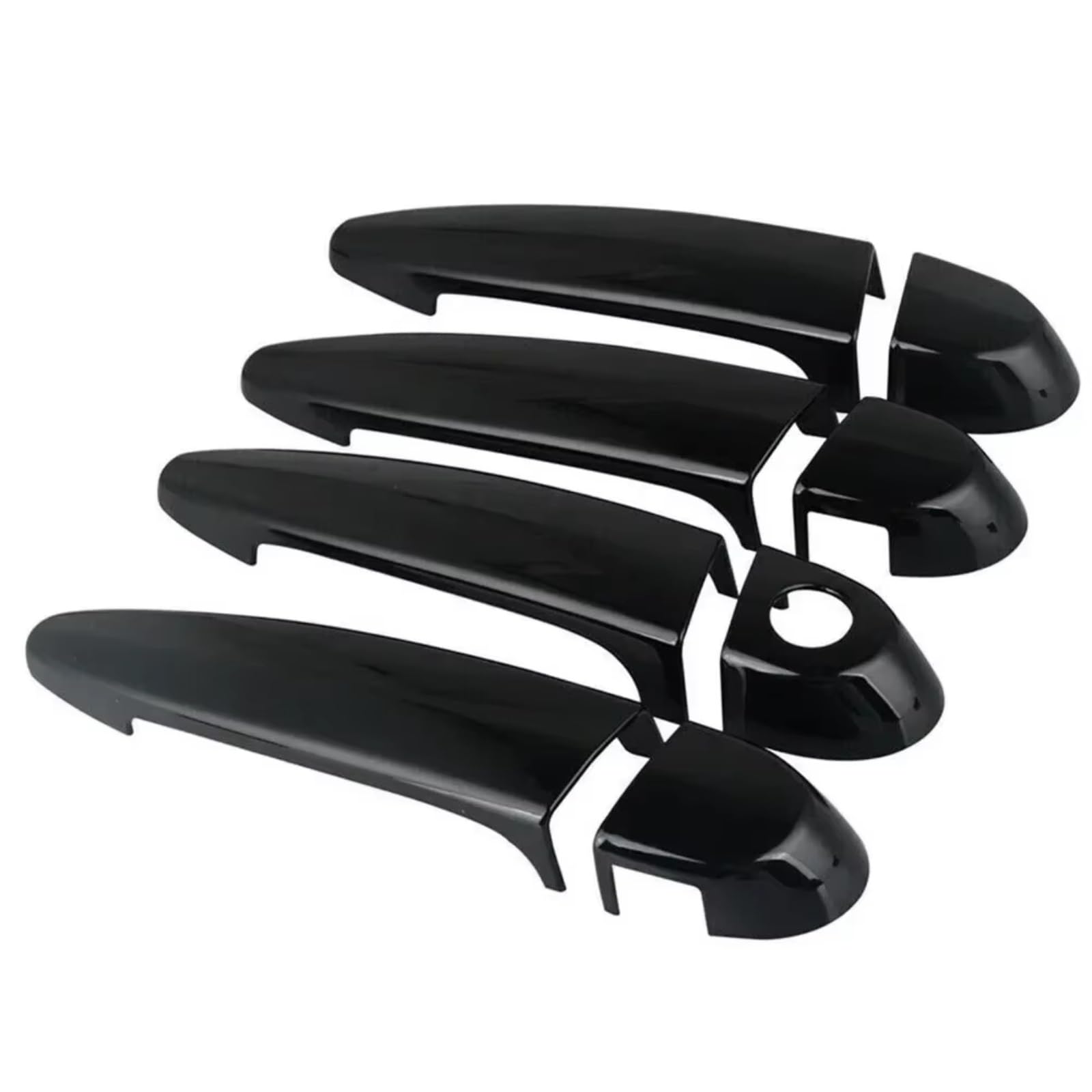 IUYHGTR Car Exterior Door Handle Compatible with BMW for E87 for E90 for E91 Car Exterior Door Handles Covers Decoration Sticker Trims Styling Replacement