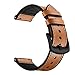 Intoval Classic Leather Sports Bands for Fossil Men's Gen 5E/Gen 5 Carlyle/Fossil Women's Gen 5 Julianna/Fossil Men's Gen 4 Explorist Smartwatches.(22mm Black)