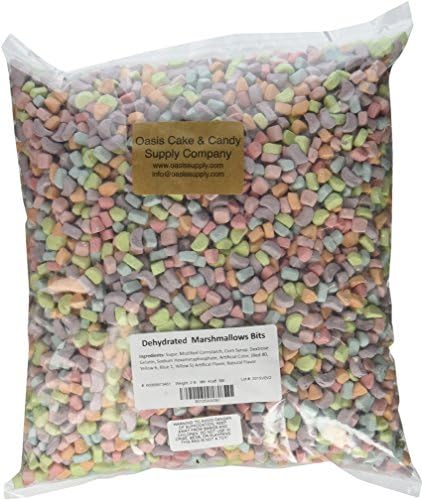 OASKA Kraft Assorted Dehydrated Marshmallow Bits, Charms Cereal, 2 Pound