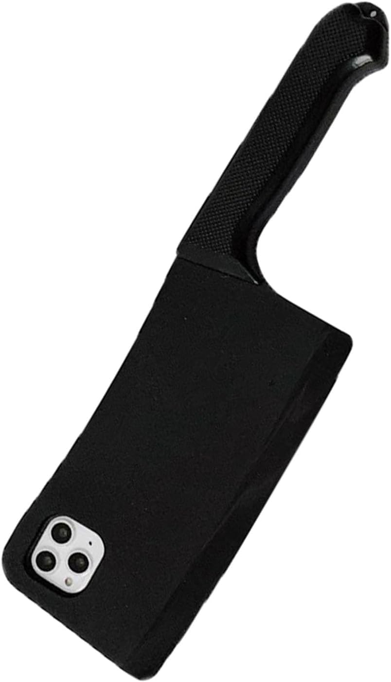 Amazon.com: LELEBEAR Cleaver Phone Case, Funny Kitchen Knife Shaped Soft Silicone Case for iPhone 14 Plus, 14, 13, 12 Pro Max (Black) : Cell Phones & Accessories Amazon.com: LELEBEAR Cleaver Phone Case, Funny Kitchen Knife Shaped Soft Silicone Case for iPhone 14 Plus, 14, 13, 12 Pro Max (Black) : Cell Phones & Accessories