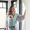 Ergobaby Embrace Baby Carrier Newborn to Toddler - Lightweight Ergonomic Baby Carriers - Cozy Essentials (7-25 Pounds), Ponte Knit, Jade Green #1