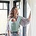 Ergobaby Embrace Baby Carrier Newborn to Toddler - Lightweight Ergonomic Baby Carriers - Cozy Essentials (7-25 Pounds), Ponte Knit, Jade Green