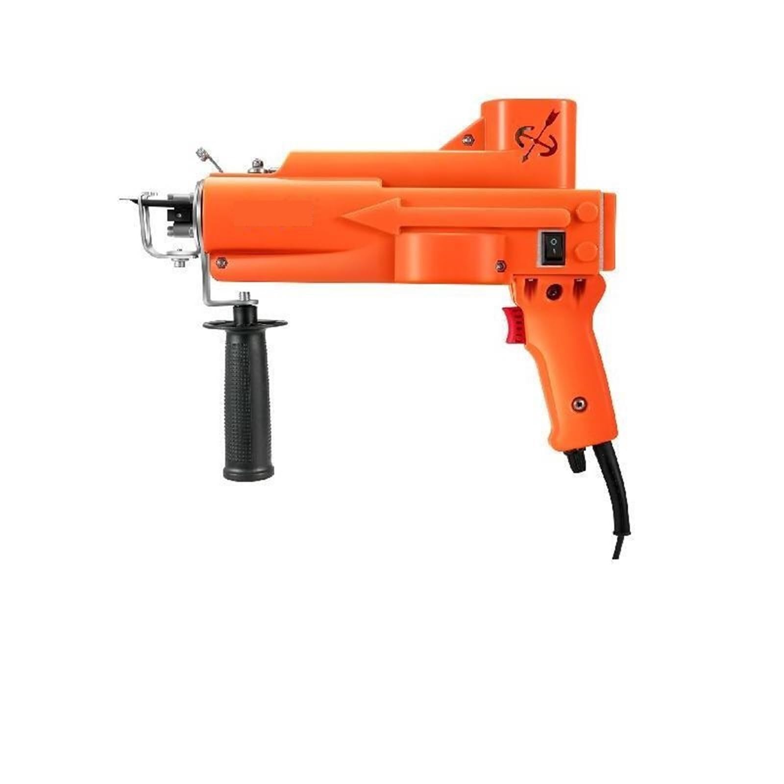 Jvddi One Color Pakjel Electric Carpet Tufting Gun Weaving Machine, Professional Flocking Embroidery Tool Cut-Pile Loop Pile Knitting Equipment