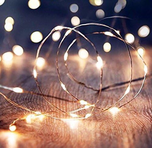 Shining Decors Metal String Light (wire: 2 m, White)