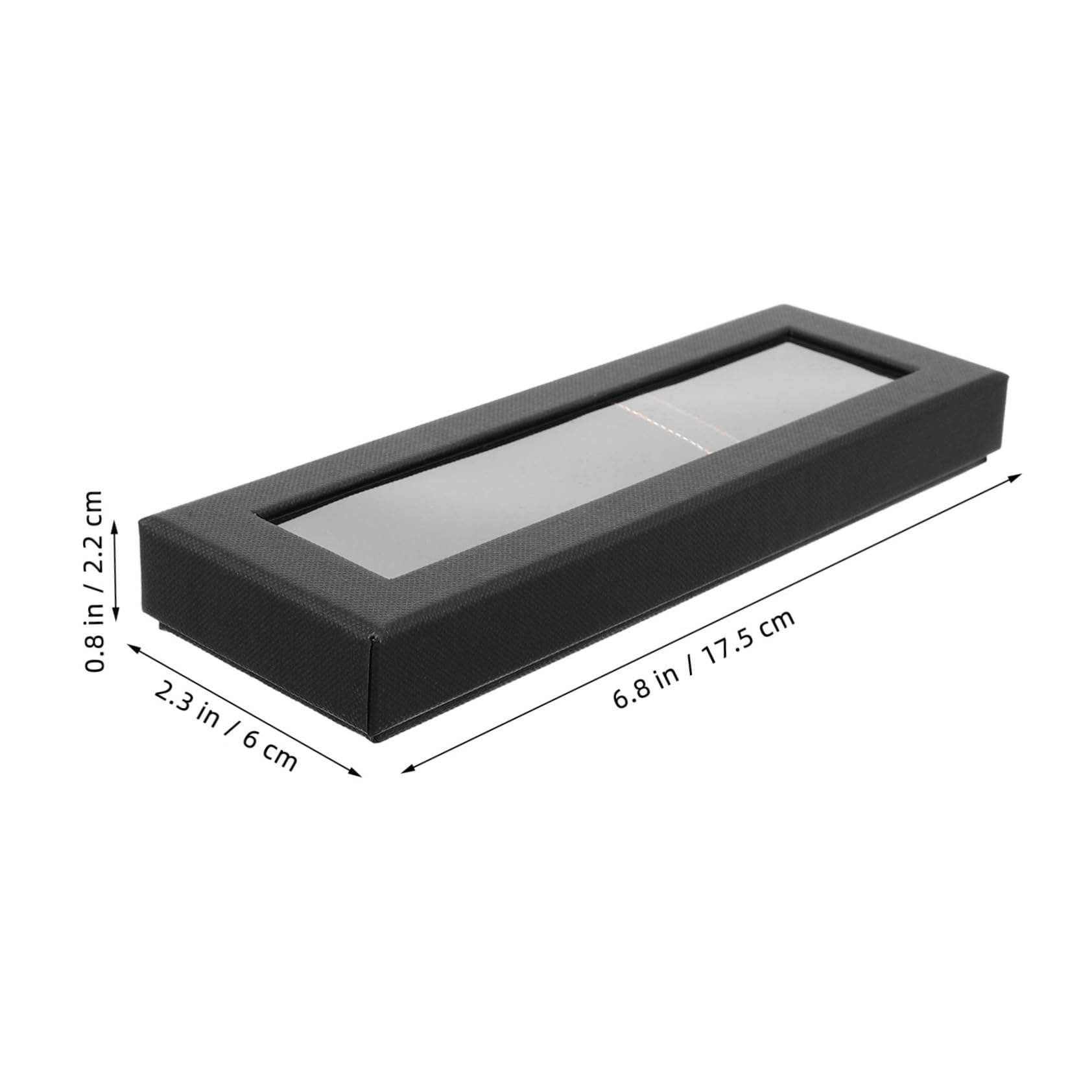 Operitacx 10pezzi Scatola Protettiva Per Penne e Matite Elegante Design Con Finestra Trasparente Resistente All Usura Perfetta Per Ufficio e Scuola Compatte