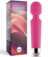Vibrator für Frauen - Leises und Starkes Massagegerät + Akku - Sexspielzeug mit 20 Vibrationsmuster und 8 Geschwindigkeitsstufen - Kabelloser Dildo für Klitoris, G Spot - Oliver James (Rosa)