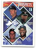 1994 Topps Series 2 Baseball 448 Greg Pirkl/Roberto Petagine/D.J. Boston/Shawn Wooten RC Rookie Seattle Mariners/Houston Astros/Toronto Blue Jays/Detroit Tigers Official MLB Trading Card (Stock Photo Shown, Near Mint or Better Condition)