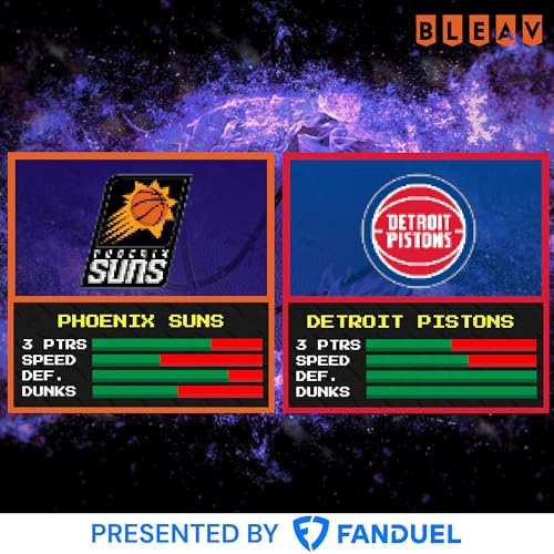 Couverture de Suns Trade Punches in Detroit, Fade Again Late