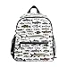 Kids School Bag Girls Boys Preschool Toddler Backpack for Boy Girl Lightweight Shoulder Book Bag for Kids Perfect Back Pack for Toddler to Kindergarten Sea Fish Pattern