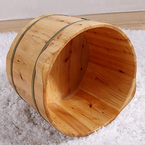 Barril de Madera para Spa de Pies con Tapa miniatura 7