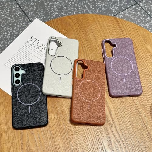 Coque Samsung S24 FE marron souple et antichoc Callyue - 7