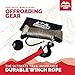 Offroading Gear 95'x3/8” Best Synthetic Winch Rope Kit | Replacement for Cable Wire | Jeep/ATV/Quad Bike/UTV | Free Snap Hook & Rubber Stopper