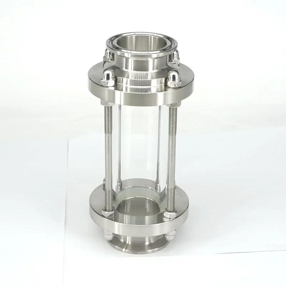 Tri Clamp Sanitary Ferrule Pipe Flow Sight Glass Diopter SS304