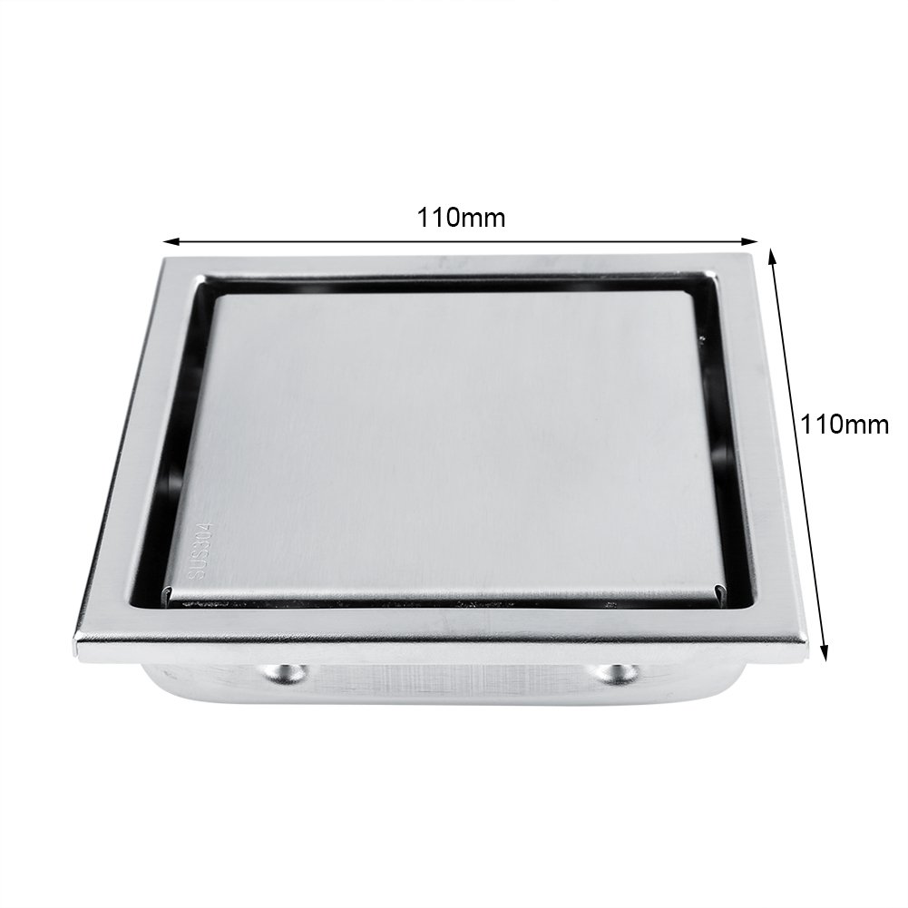 Scarico A Pavimento Anti-Odore In Acciaio Inox - Con Filtro Rimovibile Per Bagno E Cucina - Foto 4