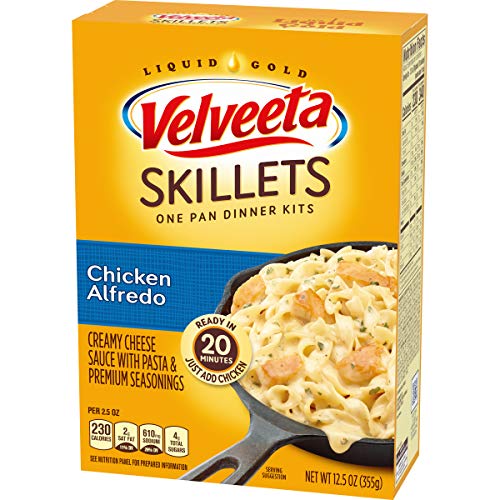 image for Velveeta Skillets Chicken Alfredo One Pan Dinner Kit with Cheese Sauce