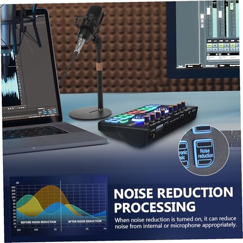 Mezclador de audio Gadpiparty con rendimiento de calidad profesional 7