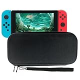 FastSnail Hard Carrying Case for Switch, Shell Travel Case Black
