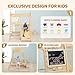 JOYMOR 8-in-1 Indoor Jungle Gym for Kids and Toddlers with Hanging-Bridge and Swing, Wooden Indoor Playground with Slide, Blackboard, Ladders for Toddler Climbers