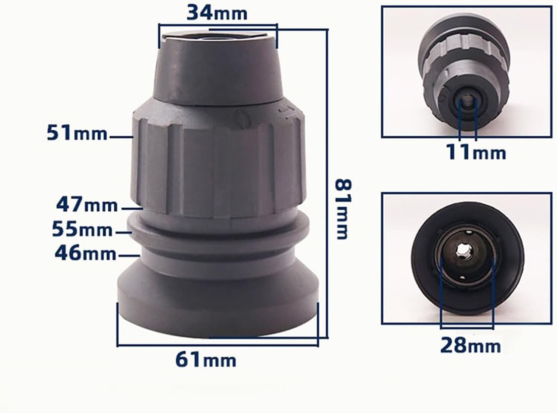 Quick-Change Hammer Drill Chuck Compatible with TE1 TE5 TE6 TE7 TE14 TE15 SDS Type